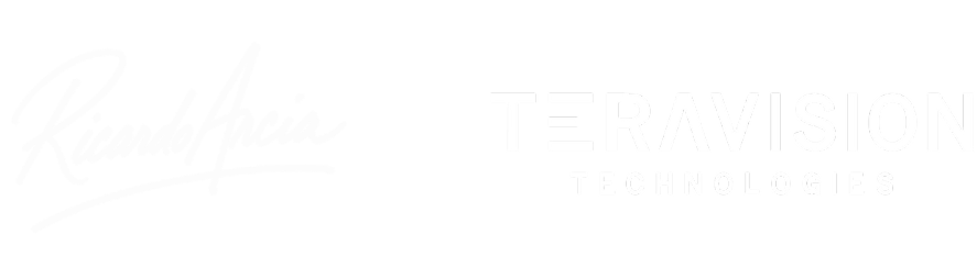 Ricardo Arcia signature and Teravision Technologies logo